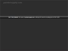 Tablet Screenshot of paintersupply.com